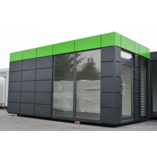 6 x 3 m Bürocontainer / Verkaufscontainer - Modell Green Line