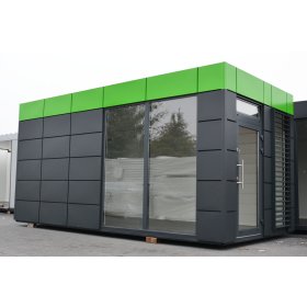 6 x 2,5 m Bürocontainer / Verkaufscontainer - Modell Green Line