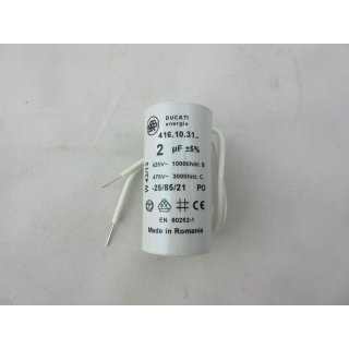 Kondensator 2 µF 450 V 50/60 Hz R1C225